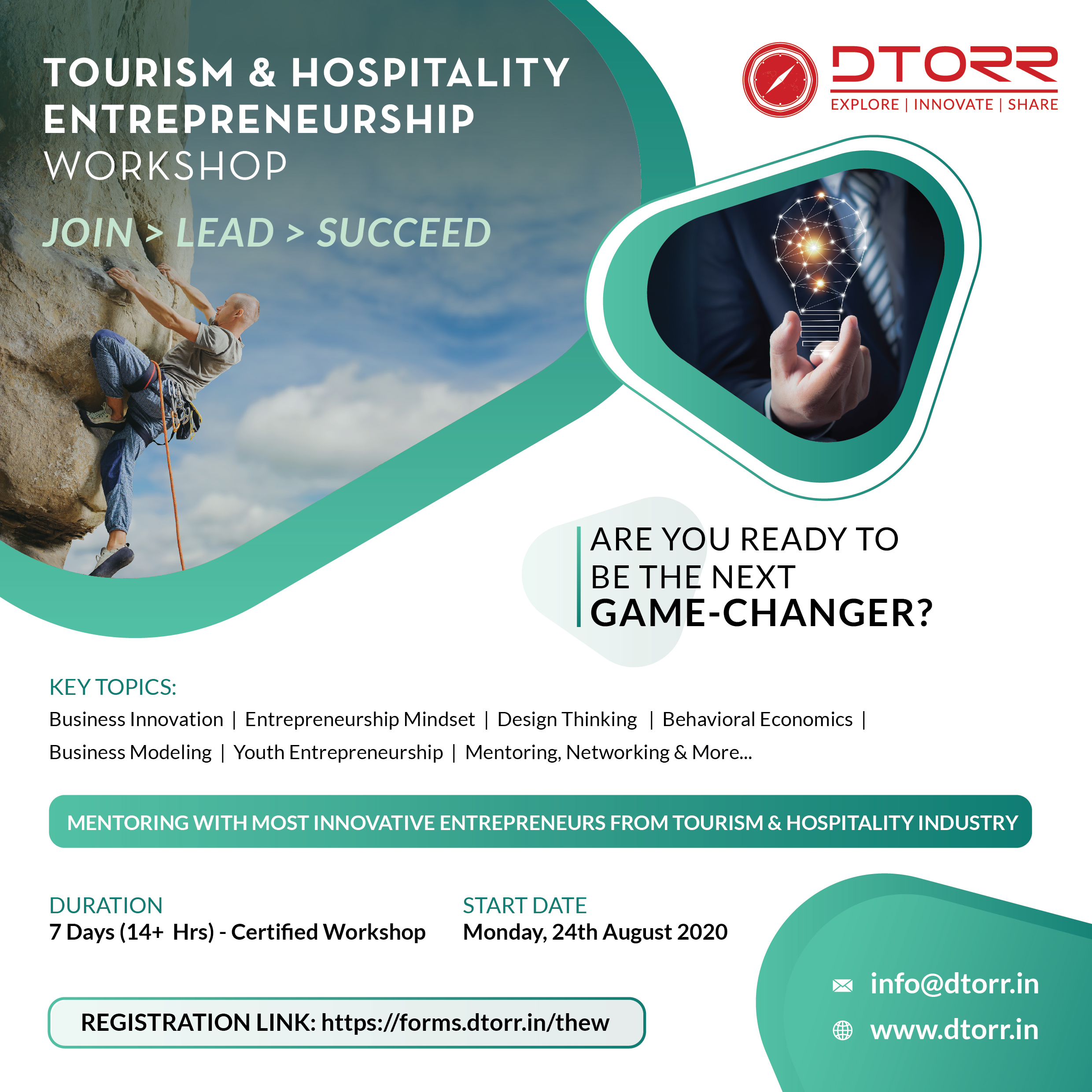 Tourism & Hospitality Entrepreneurship Workshop