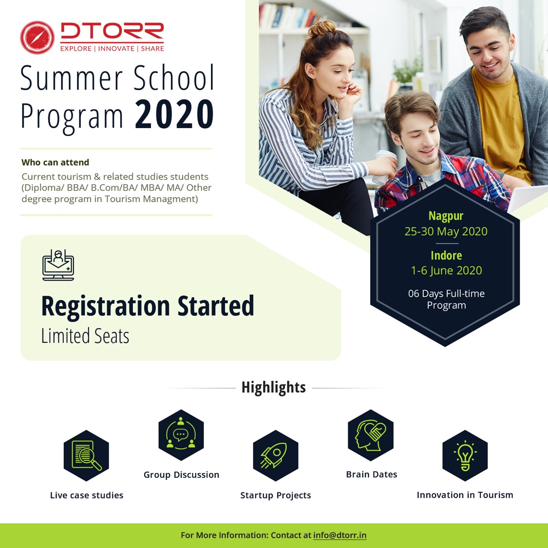 DTORR Summer School Program - 2020